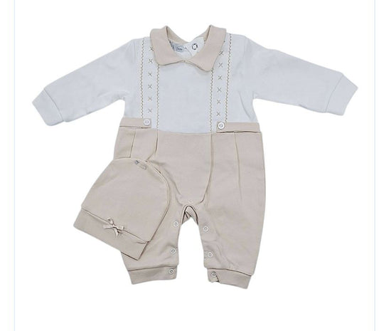 beautiful beige all in one set